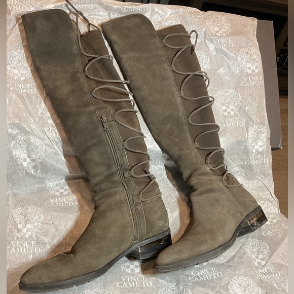 Vince Camuto Parle Suede over the knee boots - Picture 1 of 8